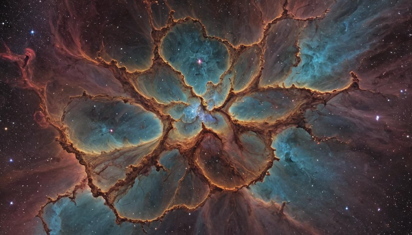 Detailed Nebula Vortex in Science Fiction Photo