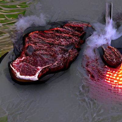 Tomahawk Ribeye Steak Grilling: Ultra Realistic 8K
