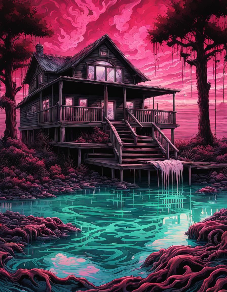 Optical Illusion: Spectral Demon Emerges from Toxic Lake