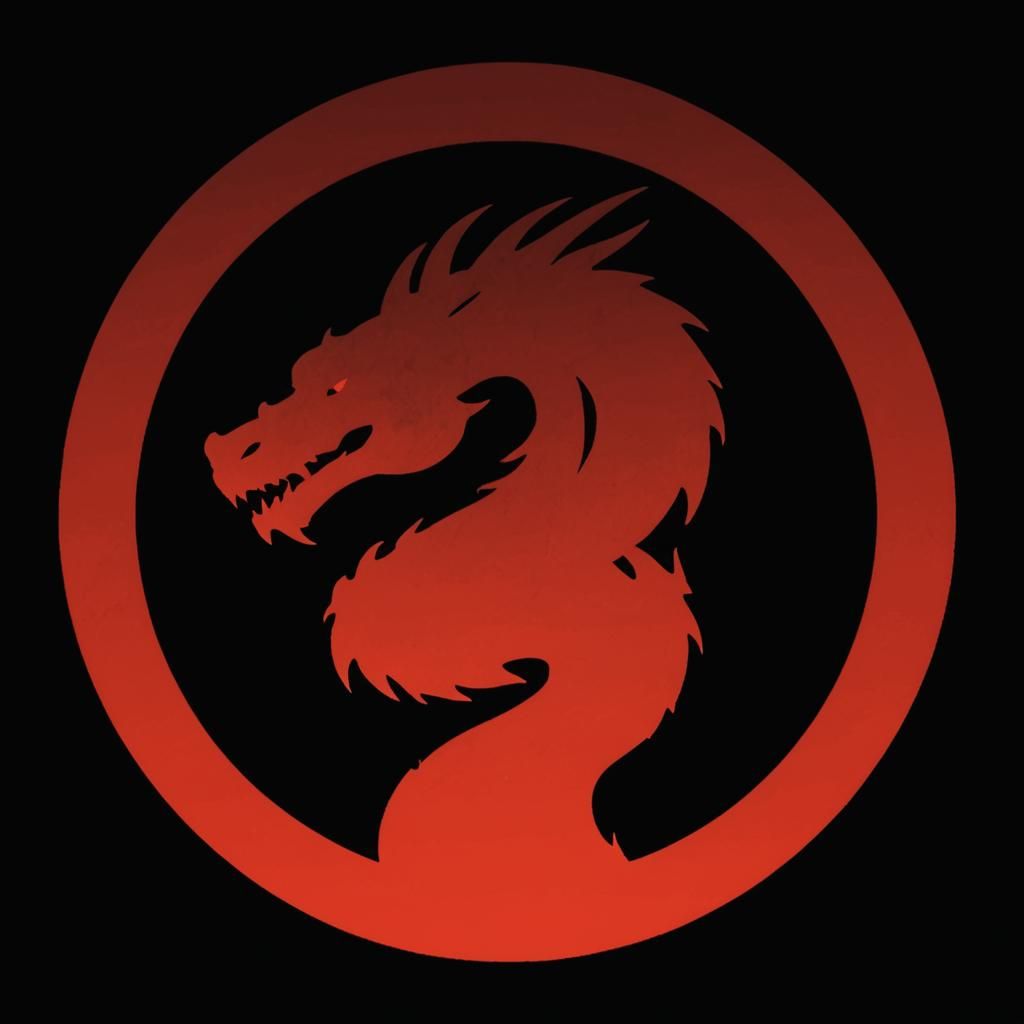 Dragon Logo for Triads Gang in GTA Style
