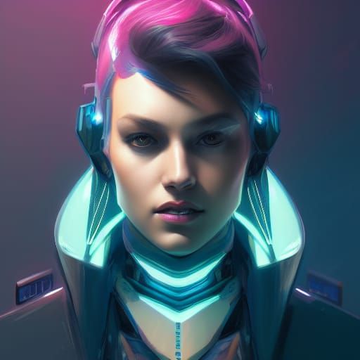 Hyperdetailed Cyberpunk Portrait in 8k Resolution
