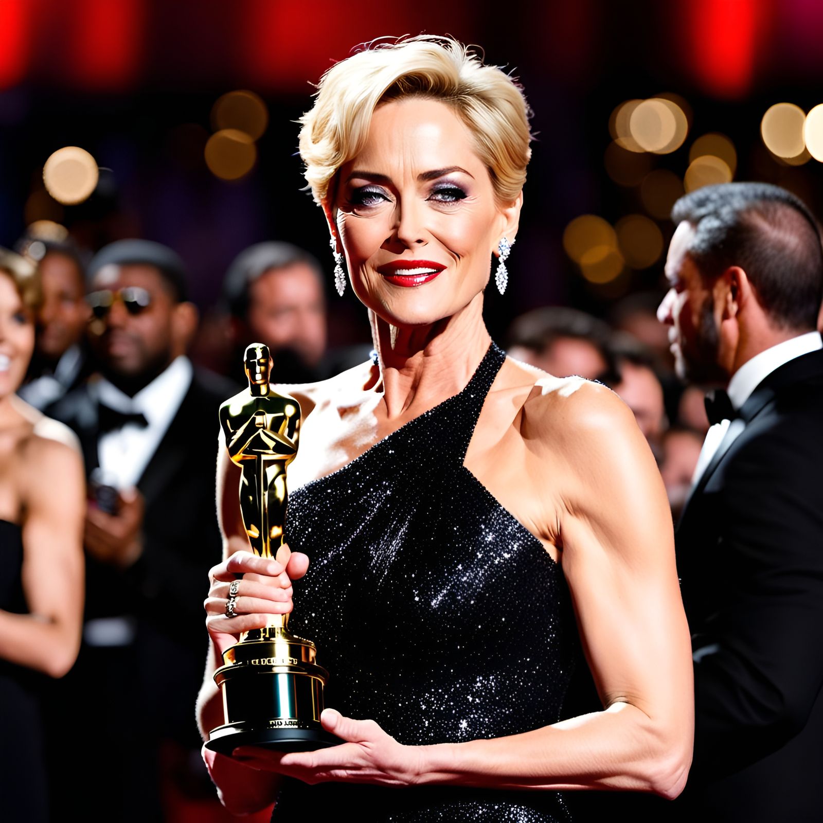 And the OSCAR goes ... to amazing Sharon Stone!!!