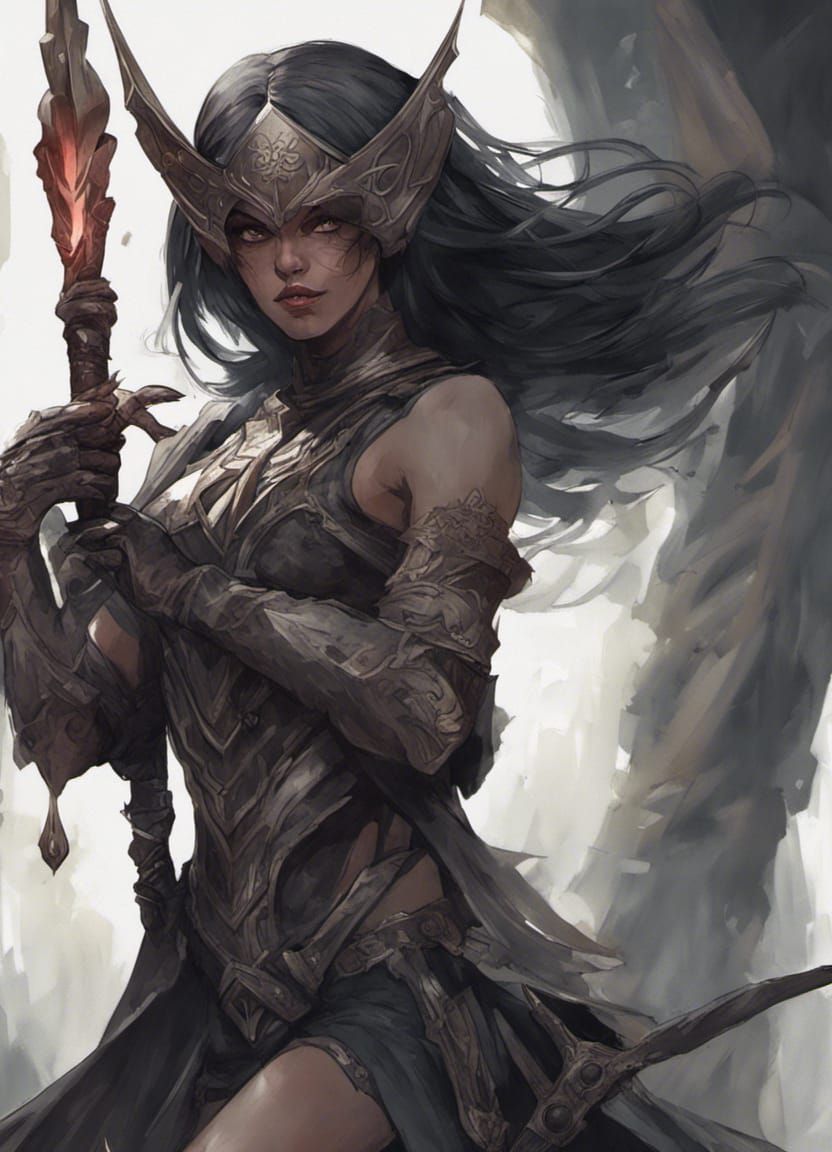 Dark elf concept art