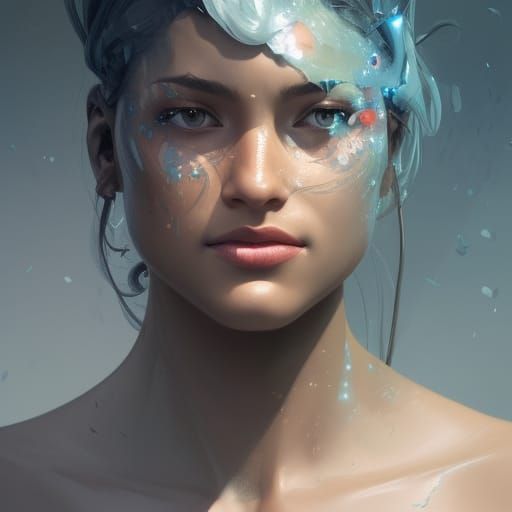 Detailed Portrait in Dynamic Lighting