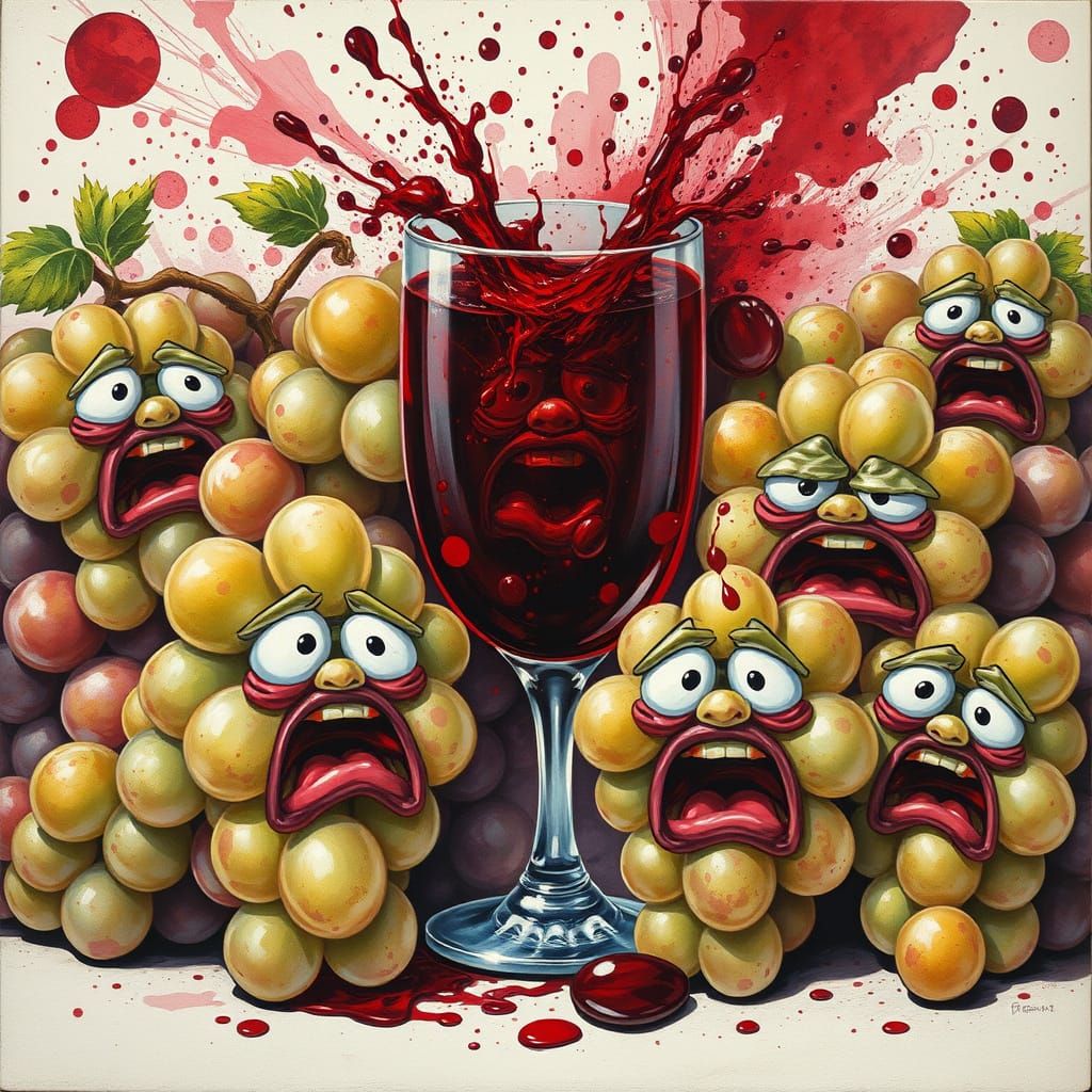 Grapes in Agony: A Maximalist Masterpiece of Terror
