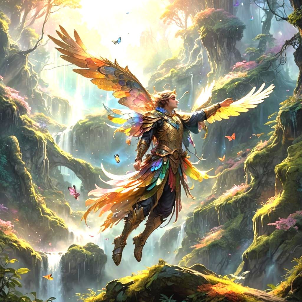 Enchanting Felorin: A Fantastical Creature in Magical Forest