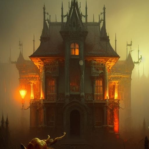Spooky Goulash: A Dark Fantasy Concept Art