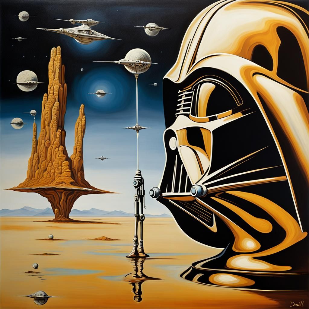 Surreal Star Wars in Salvador Dali Style