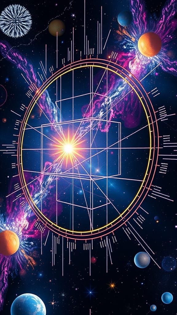 Cosmic Grid Revealed in Dazzling Light