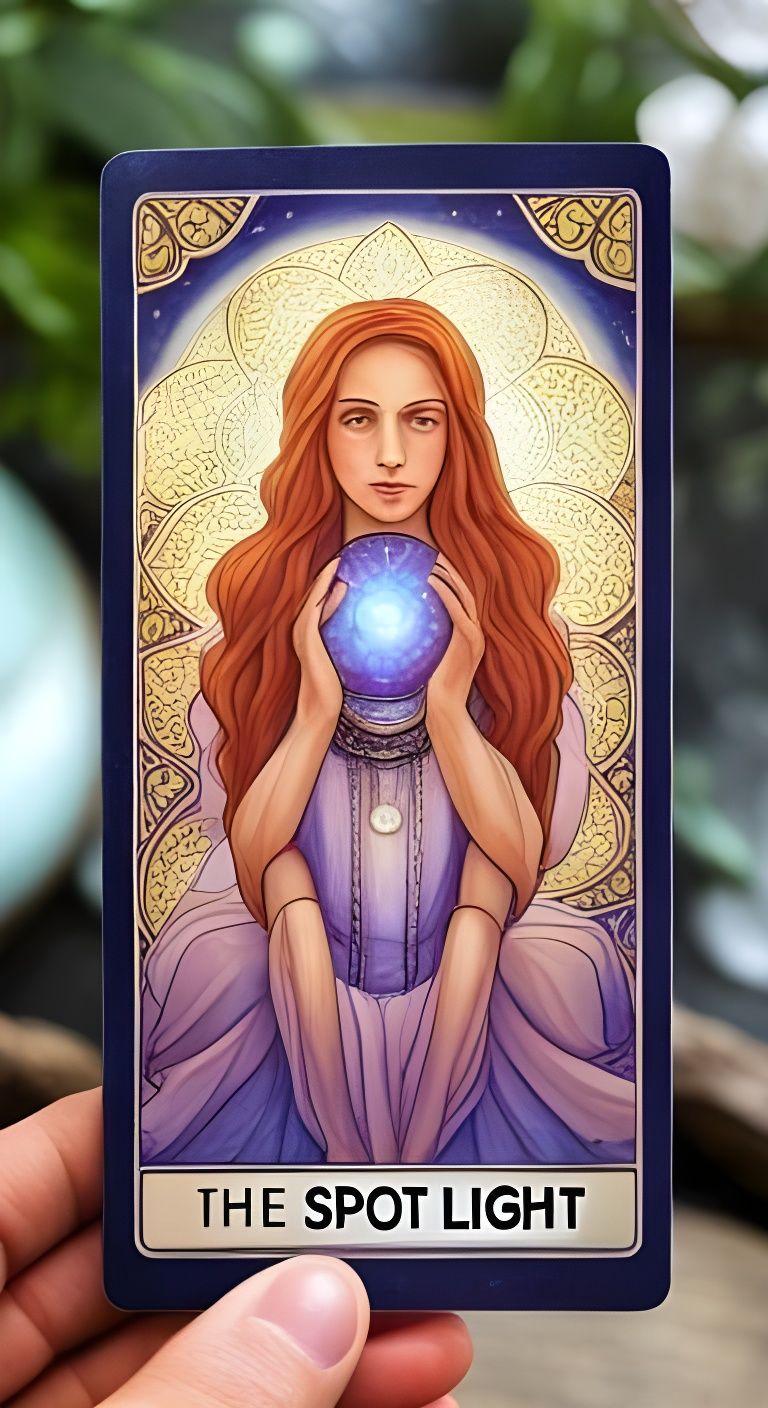 Vibrant Spotlight Text Design