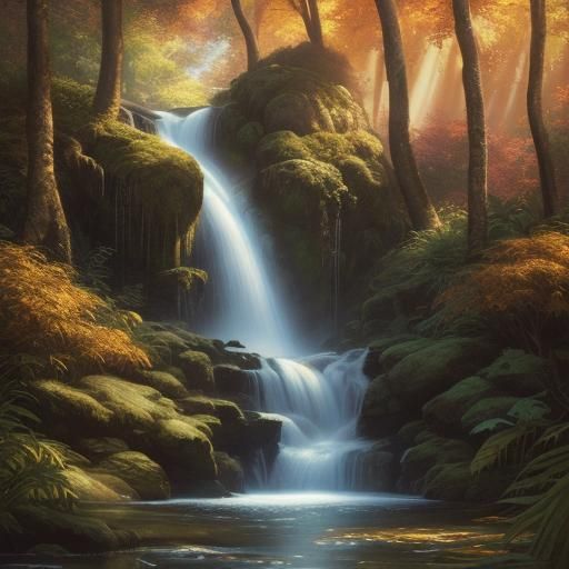 Cuban Woman Lounging with Grizzly Bear in Astral Style