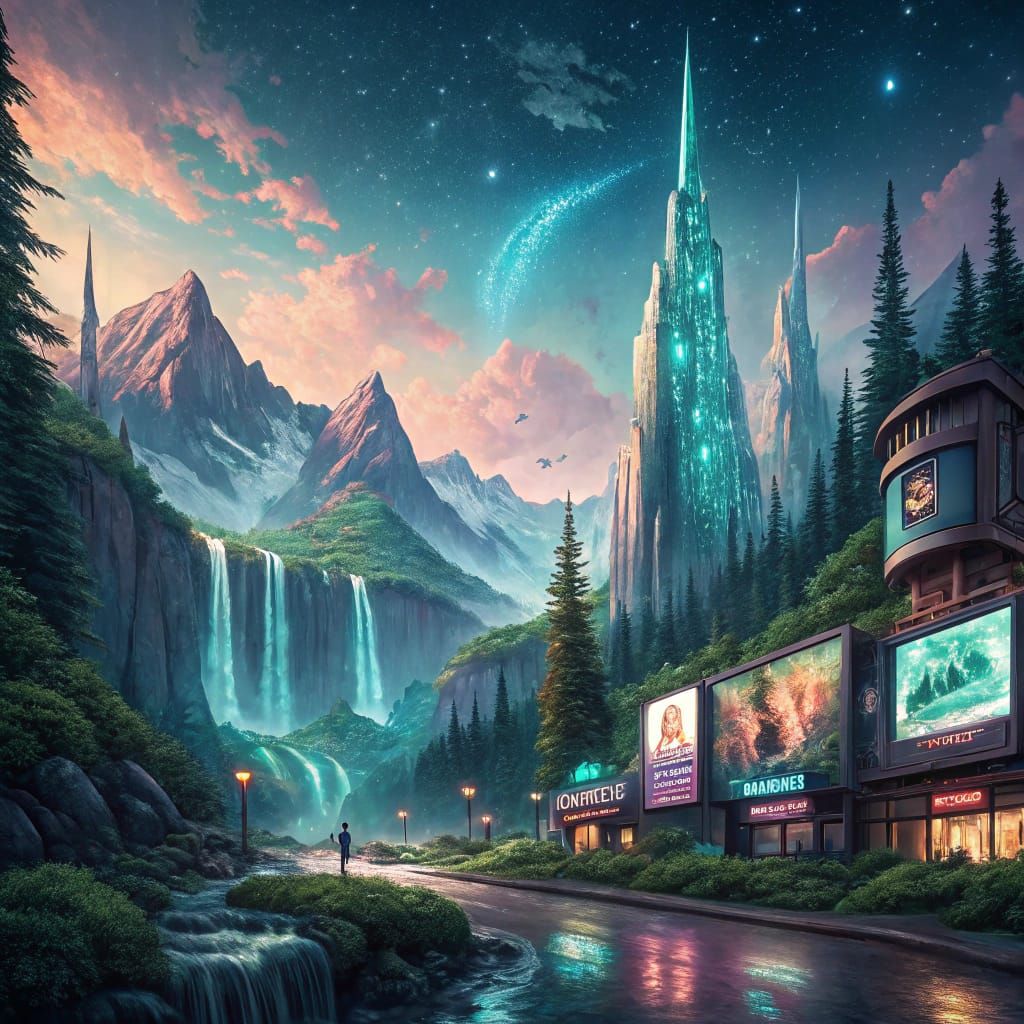 Luminous Metropolis in Harmony with Nature