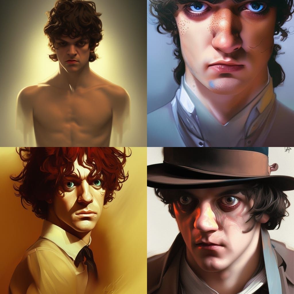 Alex from A Clockwork Orange: Hyperdetailed Portrait