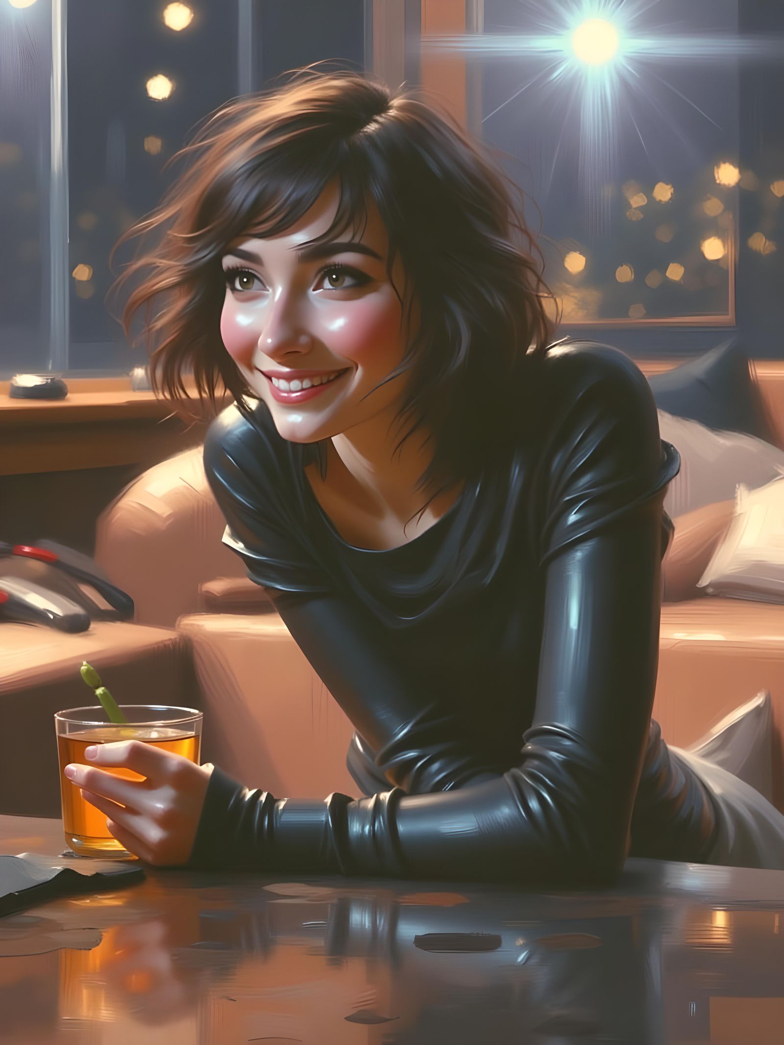 Ethereal Fantasy Scene in Romanticism Style