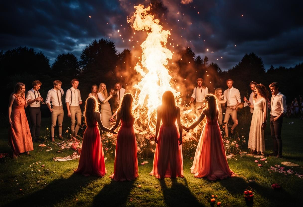 Midsummer Pagan Garden Party: Professional Photography