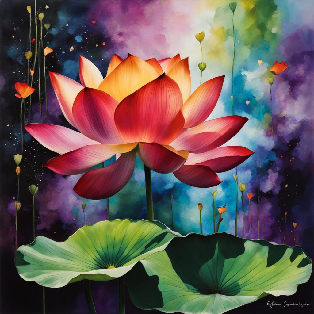 Soul Rising: Gothic Alcohol Ink Fantasy