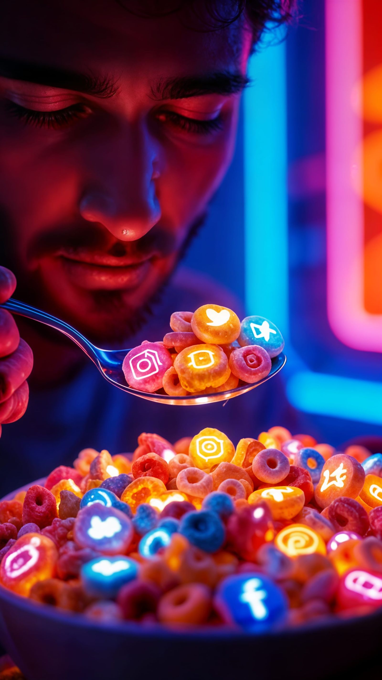 AI Image: Social Media Breakfast Scene