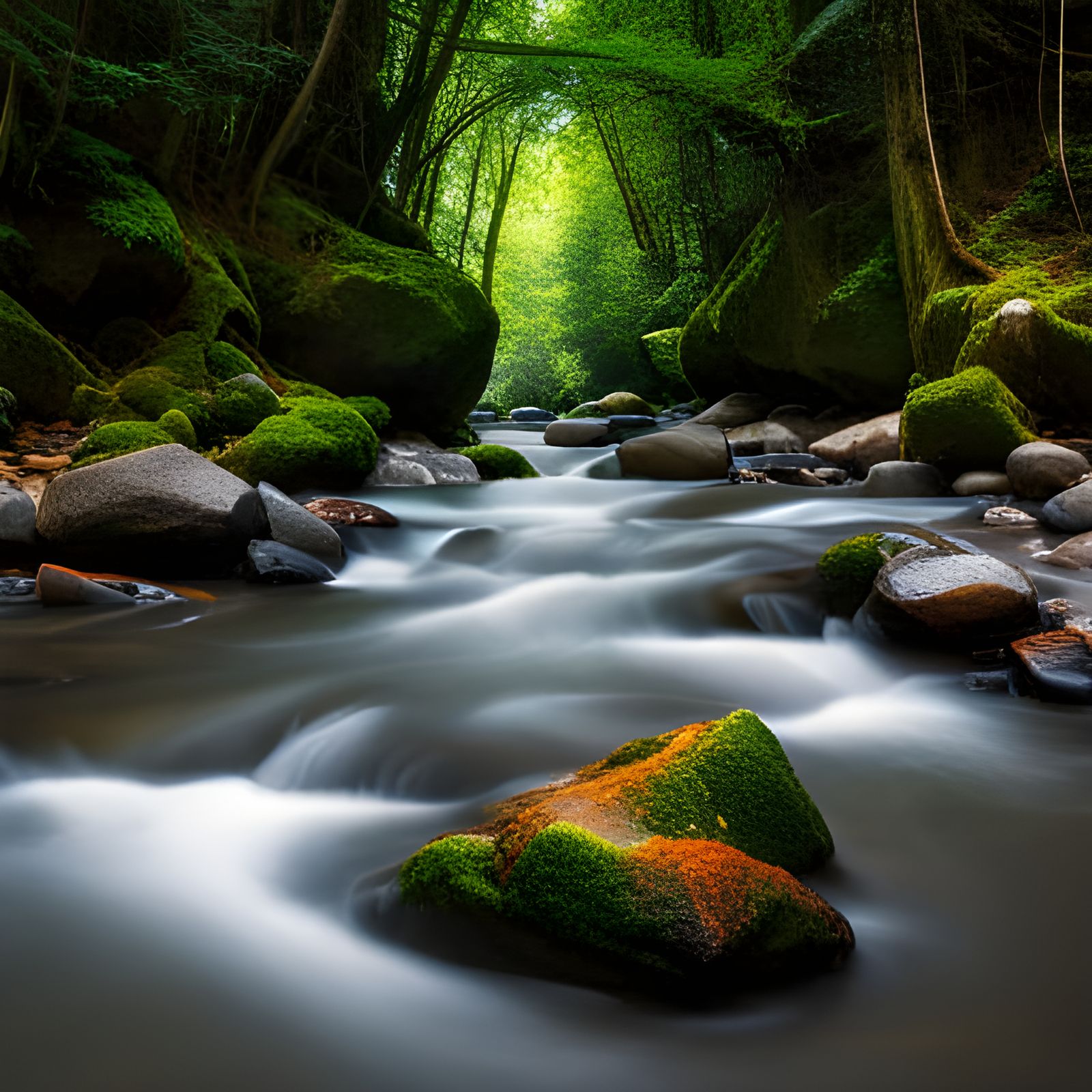 Peaceful River Scene