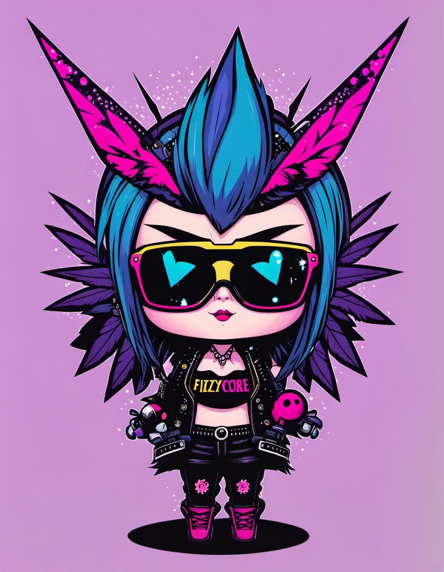 Fizzycore Fairypunk Fusion: A Whimsical AI Creation