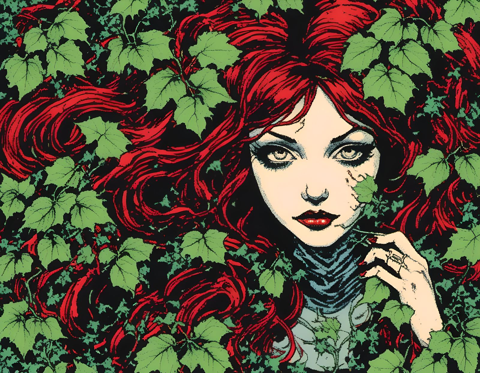 Poison Ivy Witch in Enchanted Forest