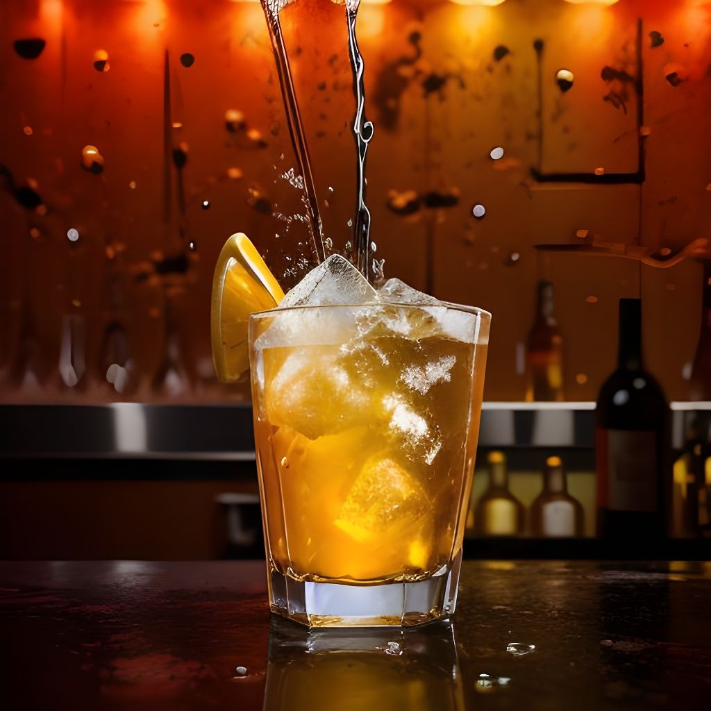 Colorful Liquid Storm in Glass, Hyperrealistic Splash Art