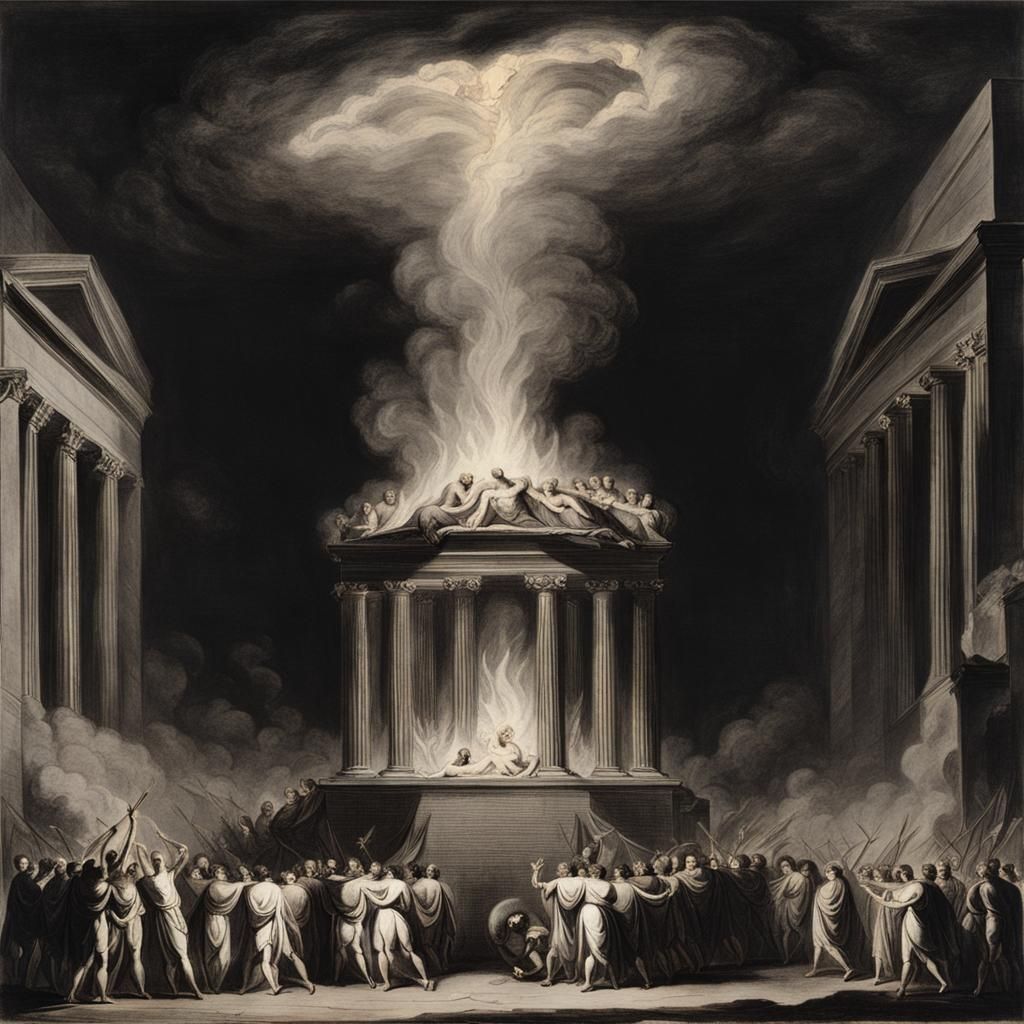 Caesar's Funeral Pyre