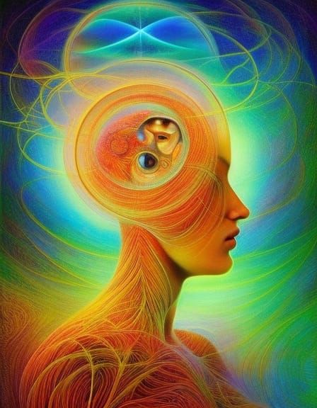 Surreal Identity Merge in Rich Colors