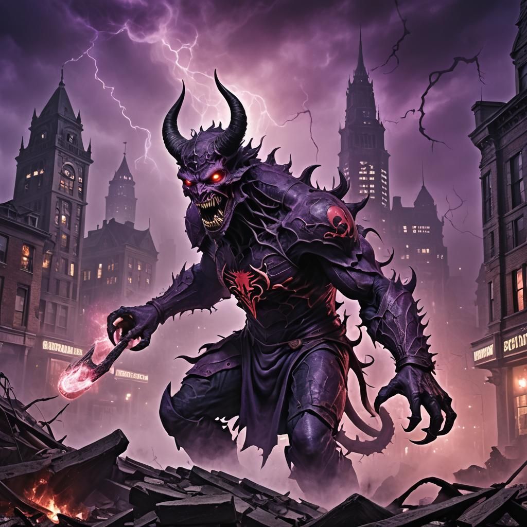 Eldritch Porcelain Horror in Jersey Devil Scene