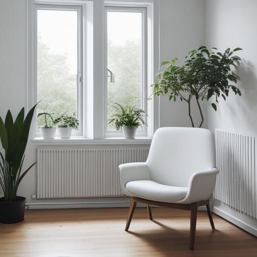 Minimalist Interior Design: Serene Room with Natural Light