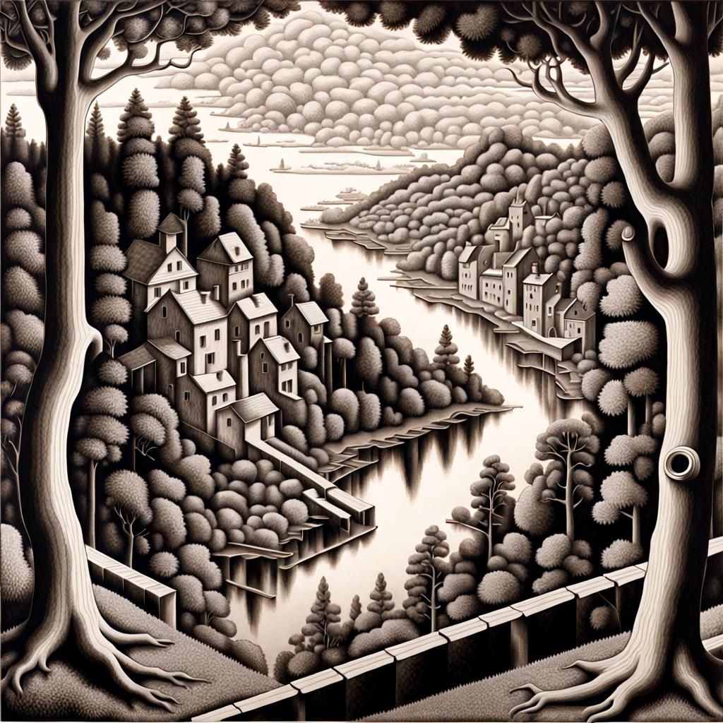 Mind-Bending Landscape Optical Illusion