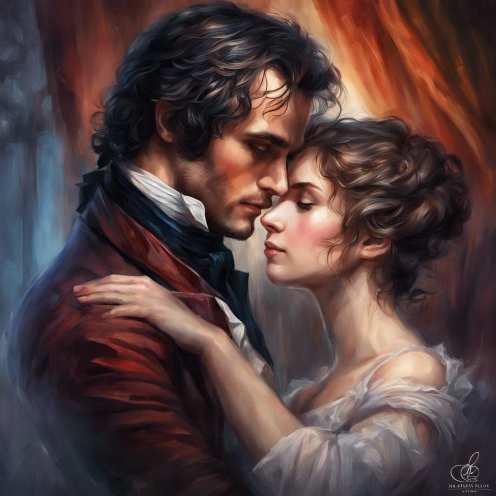 Elizabeth Bennet and Mr. Darcy in "Pride and Prejudice"