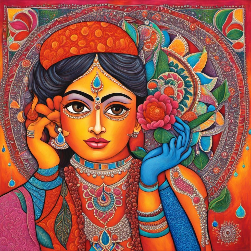 Madhubani Art Captures Texas Landscape