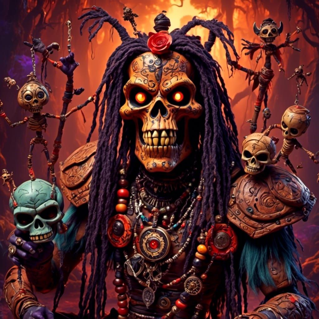 Voodoo He-Man Digital Art