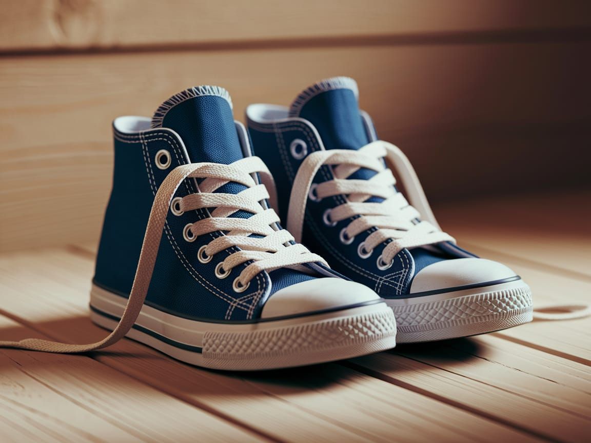 Worn but Welcoming Anthropomorphic Sneakers