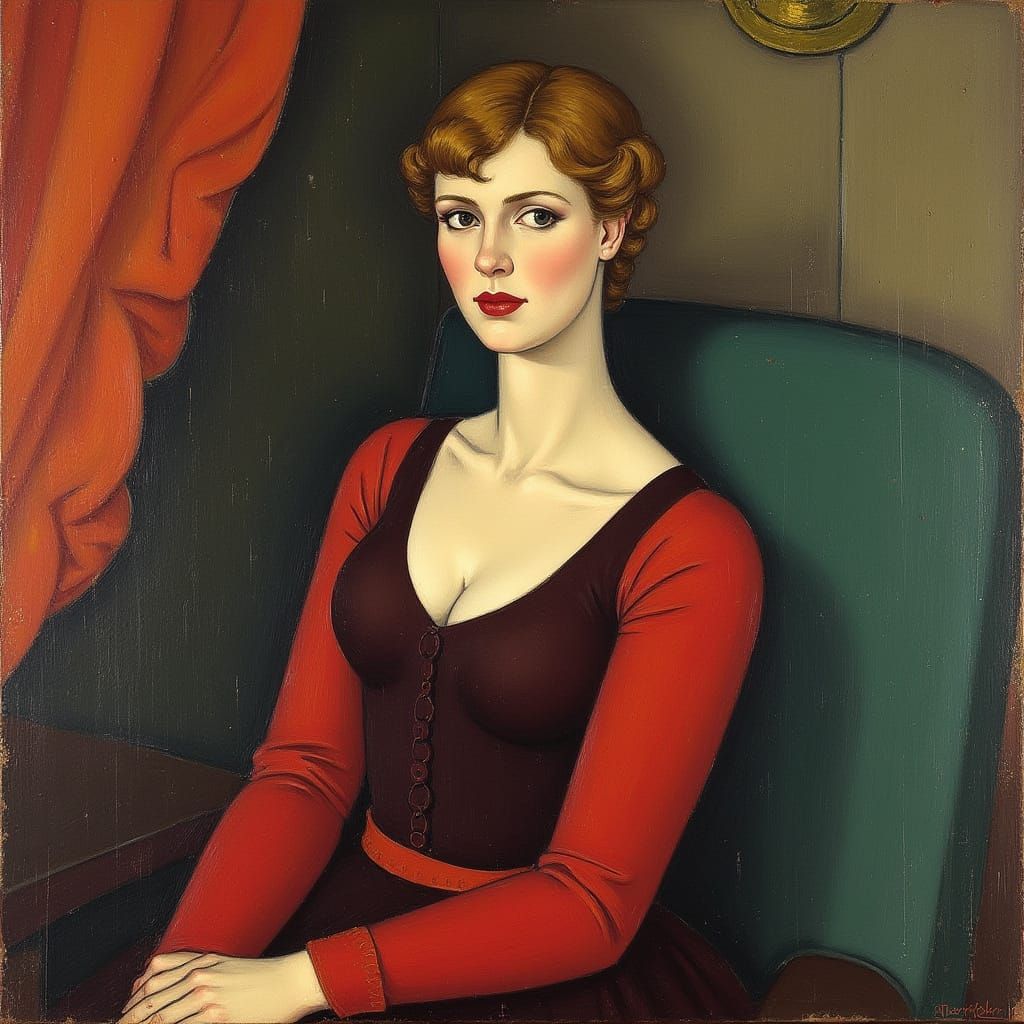 Lady of the House in Fauvist Style