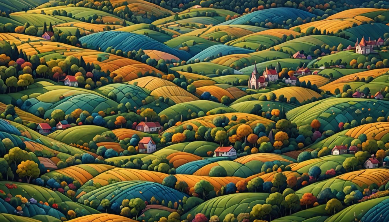 Charming Quilted Landscapes