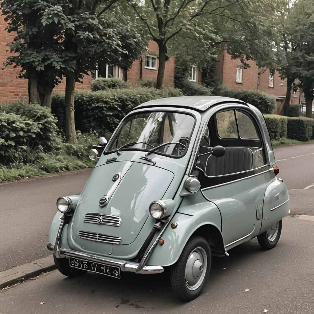 Vintage ISO Isetta Microcar with Bubble Door