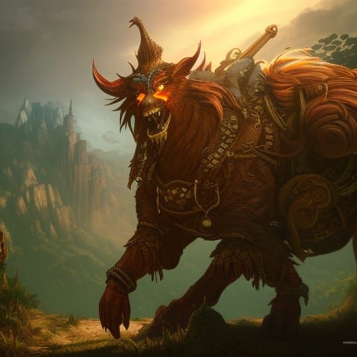 Fable Hero in Detailed Fantasy Concept Art