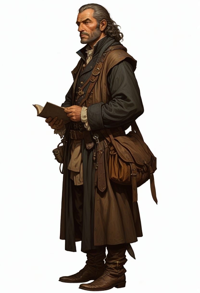 18th Century Scholar: Heroic Fantasy Illustration