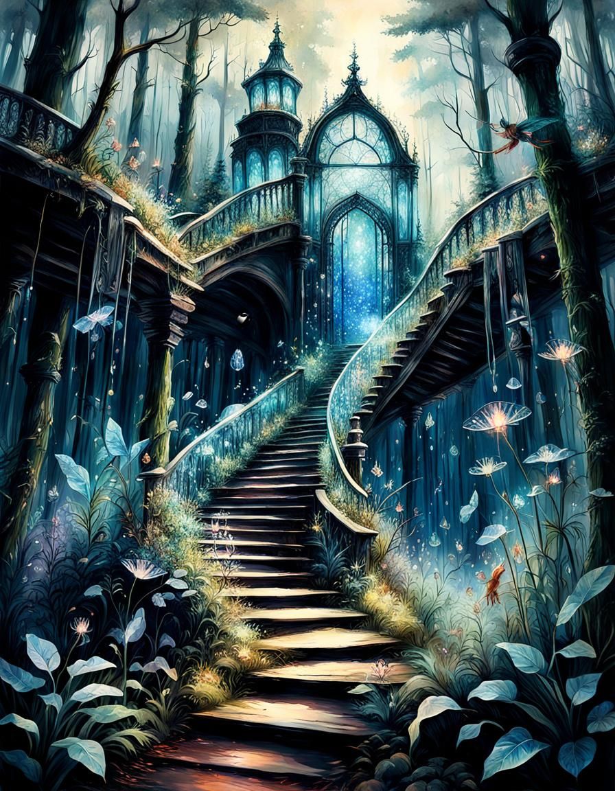 Deep in the woods ... the entrance to the fairytale world 🧚...