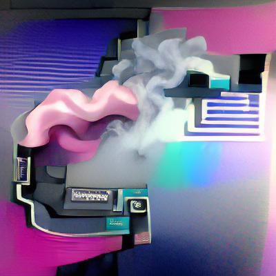 Ethereal Vapor Plume