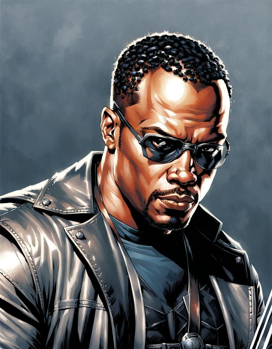 Blade Comic Book Art by Mark Brooks & Dan Mumford