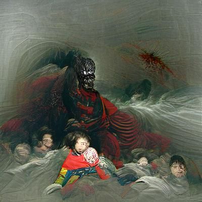 Genshin Impact Inspired Dark Fantasy Artwork