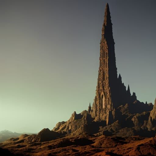 Fantastical Monster in Heavy Metal Style