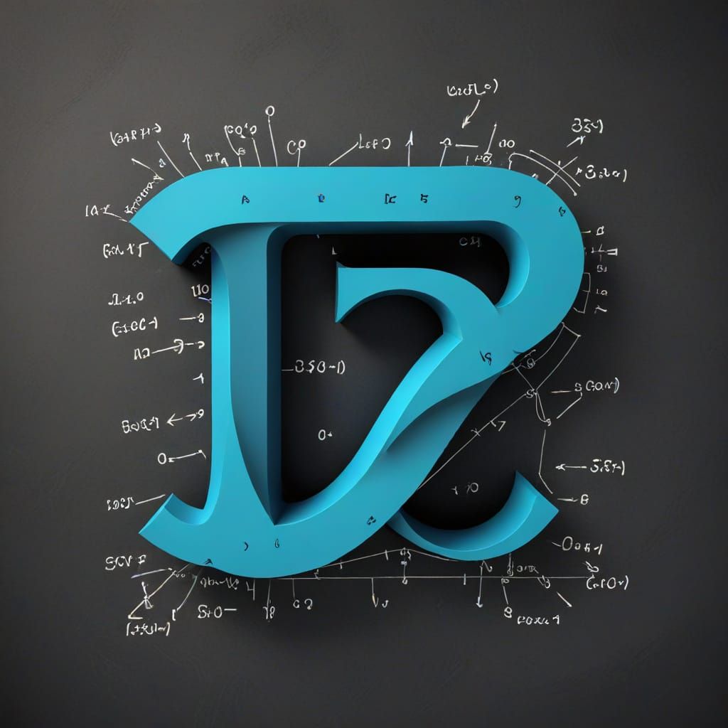 Abstract Mathematical Equation Visualized