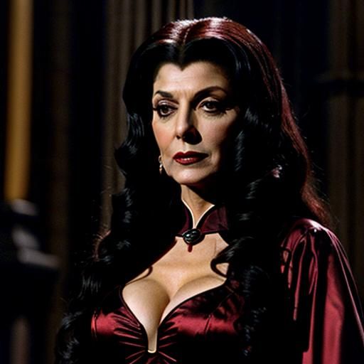 Deanna Troi as Dracula in Cathedral