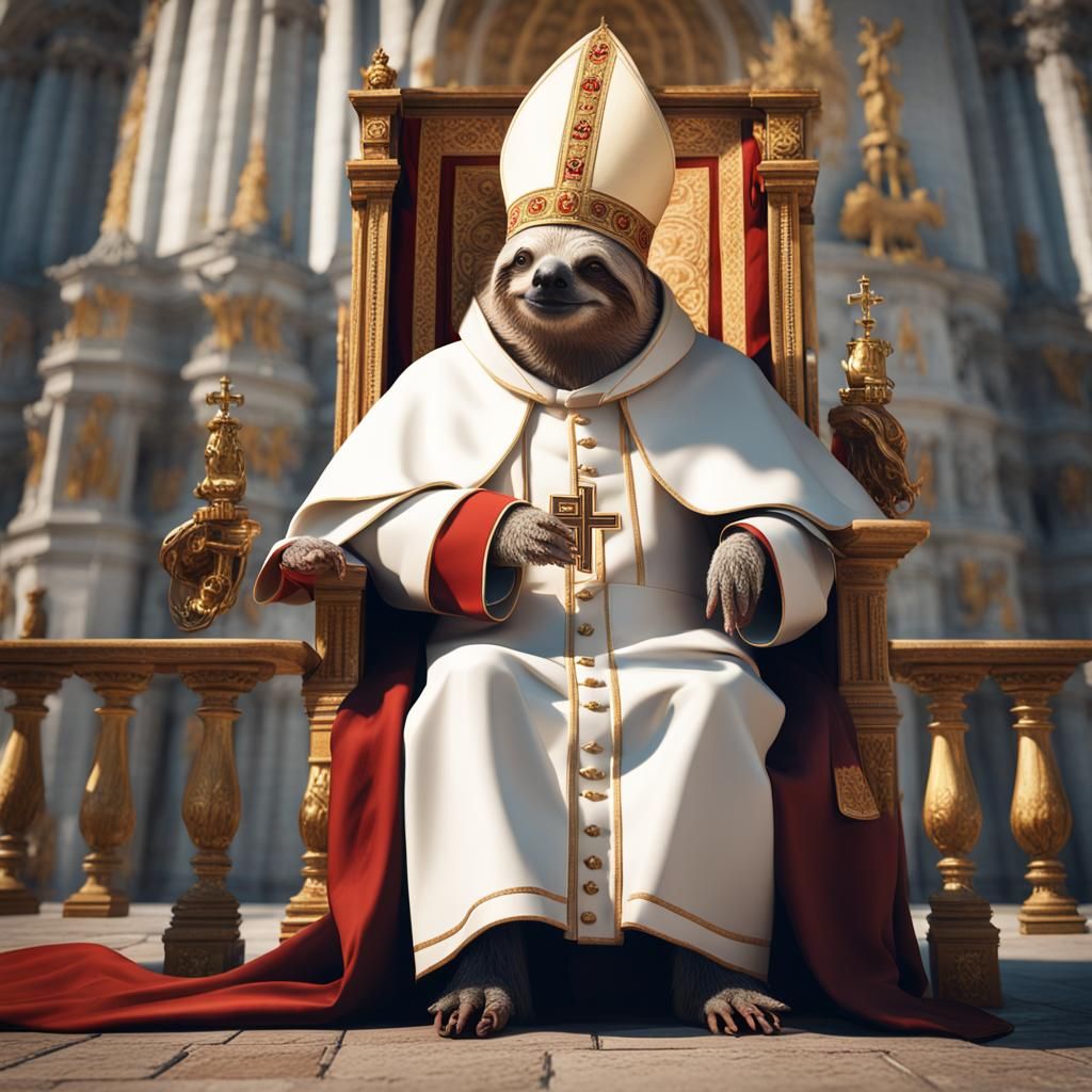 Pope Sloth Paul II
