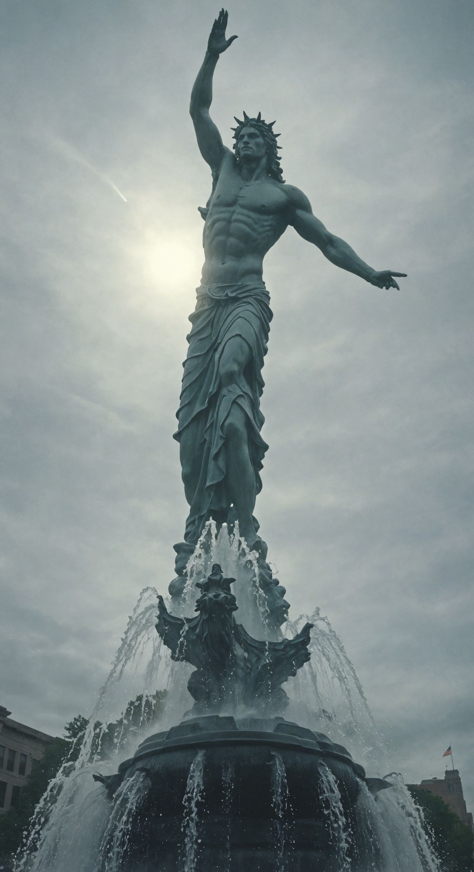 Fountain of Eternal Life in Cleveland: Cinematic Film Still
