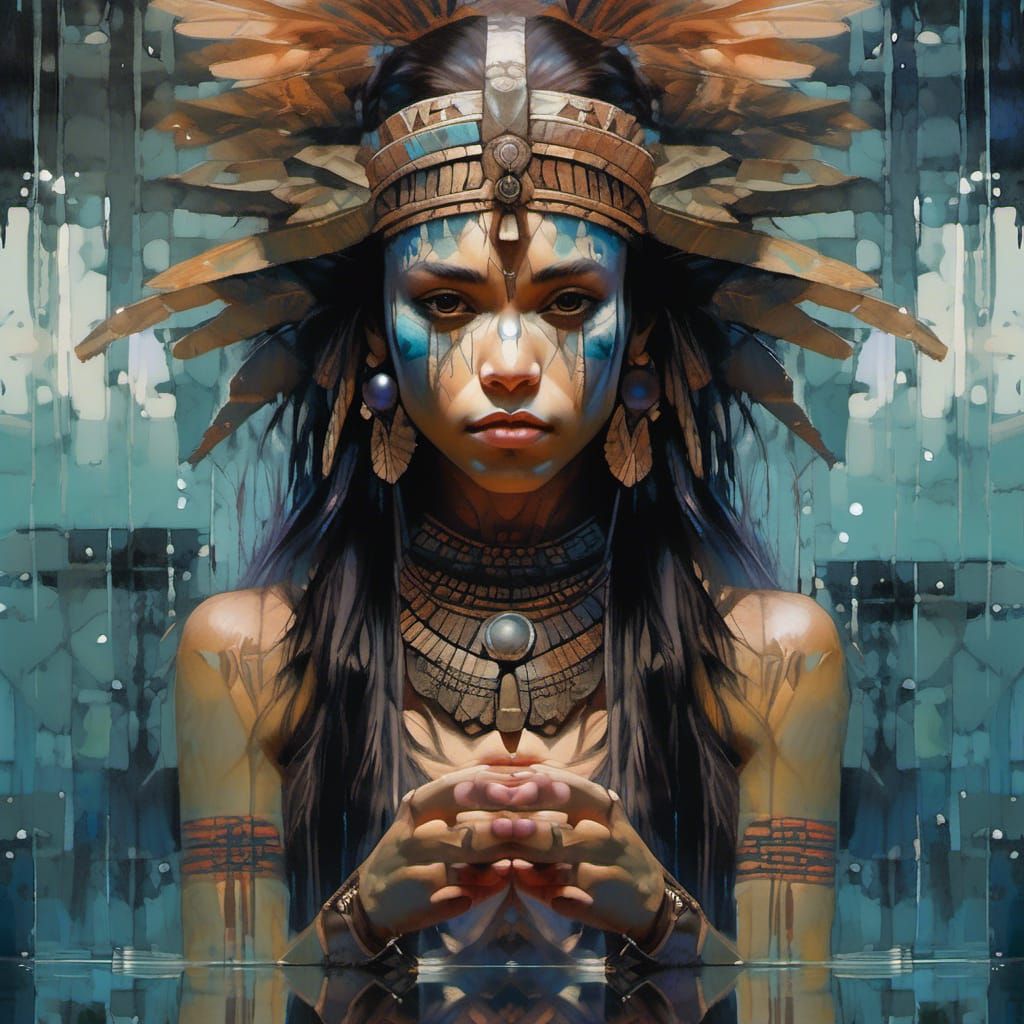 Beautiful Aztec Woman