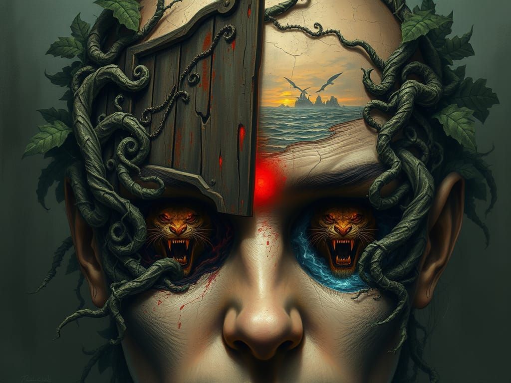 "Behind my eyelids are islands of violence" (Lyrical Adaptation - Migraine by Twenty One Pilots)